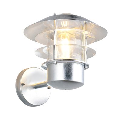 Zinc outdoor light modern, Peternella, IP44