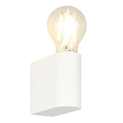 White wall light modern, Tullia, IP44