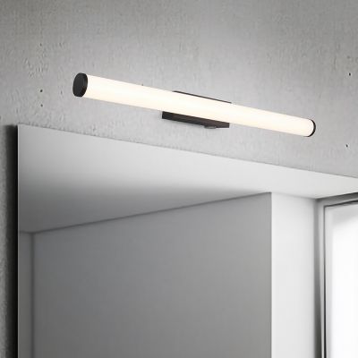 Black bathroom wall light modern, Staby, 6,5W, 3000K LED, IP44
