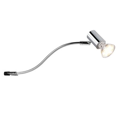 Chrome bathroom wall light modern, Martika, IP44