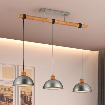 Nickel pendant light vintage, Amarey