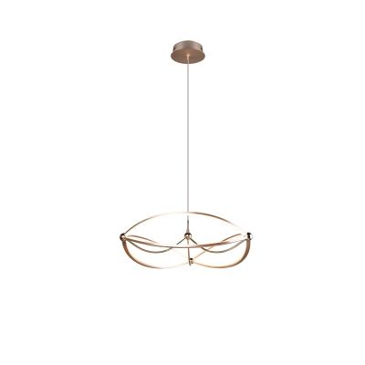 Brass pendant light modern, Remy, 42W, 3000K LED