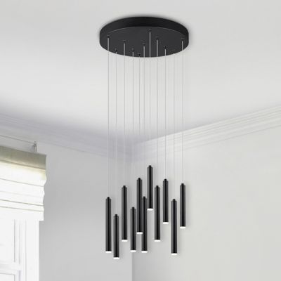 Black pendant light modern, Jessamy, 2,5W, 3000K LED
