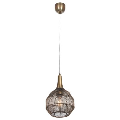 Bronze pendant light rustic, Rins