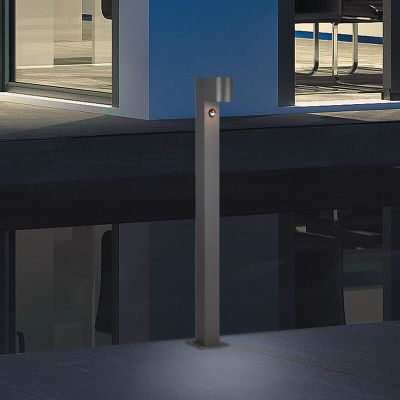Anthracite outdoor floor lamp with motion sensor modern, Laurien, IP44