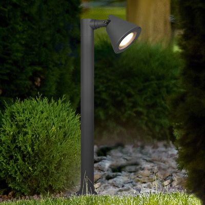 Anthracite out door table lamp modern, Yannik, IP44