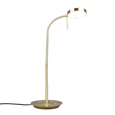 Brass table lamp modern, Bilge, 12W, adjustable light colour LED, with switch
