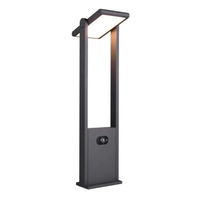 Anthracite solar outdoor floor lamp modern, Maku, 5W, white switch LED, IP65