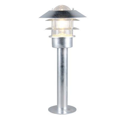 Zinc outdoor light modern, Peternella, IP44