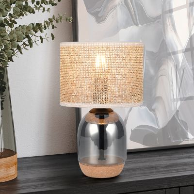 Chrome table lamp rustic, Madui