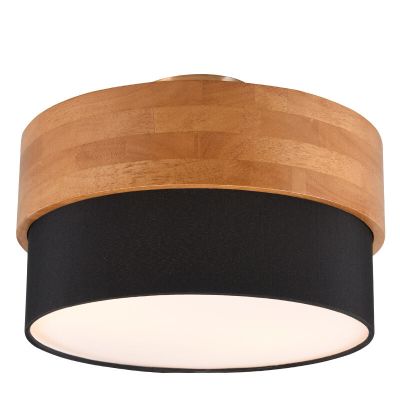 Black flush ceiling light modern, Sylvia