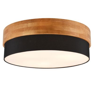 Black flush ceiling light modern, Sylvia