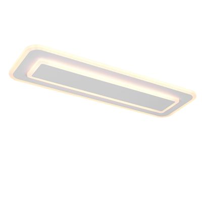 White flush ceiling light modern, Ulrike, 3-step dimmable