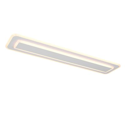 White flush ceiling light modern, Ulrike, 3-step dimmable