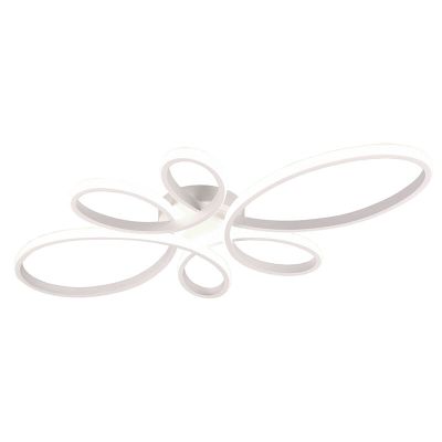 White ceiling light design, Vikash, 32W, 4000K LED, 3-step dimmable