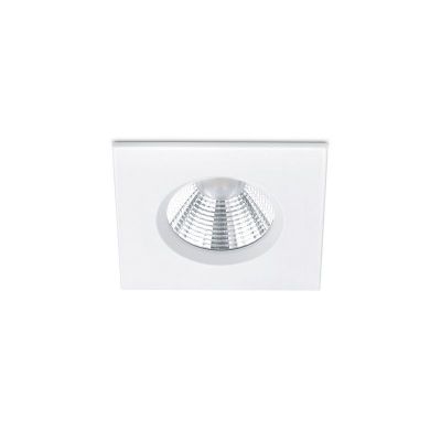 White bathroom recessed downlight modern, Iman, 5W, 3000K LED, IP65