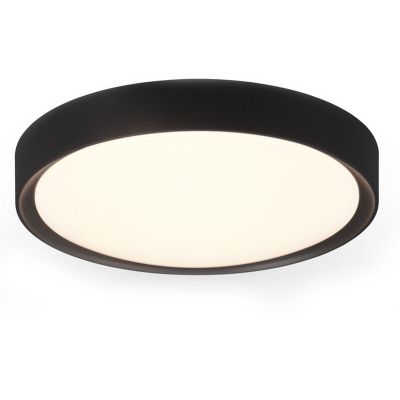 White bathroom ceiling light plastic, Evelina, 18W, 3000K LED, IP44
