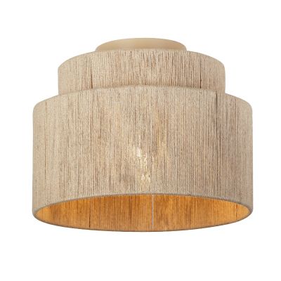 Beige flush ceiling light rustic, Rinus