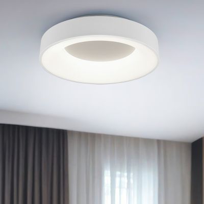 White flush ceiling light modern, Jered, 27W, 4000K LED