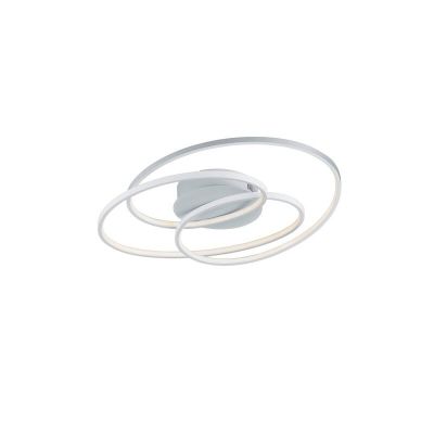 White flush ceiling light modern, Sabra, 38W, 3000K LED