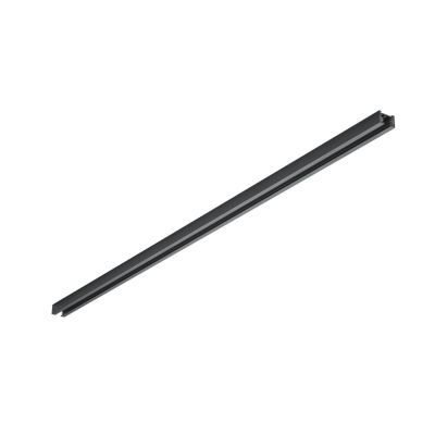 1 meter track for 2-phase track lighting, black