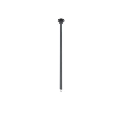Suspension piece 2-phase track lighting, 25 cm, black