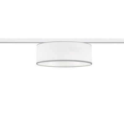 White ceiling lamp Oliver for 2-phase track lighting
