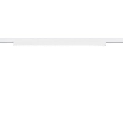 White clamp lamp Chloe for 2-phase track lighting