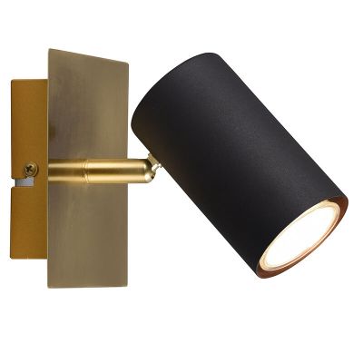 Golden wall spotlight modern, Kaso