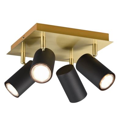 Golden ceiling spotlight modern, Kaso