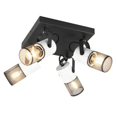 Black ceiling spotlight vintage, Marjet