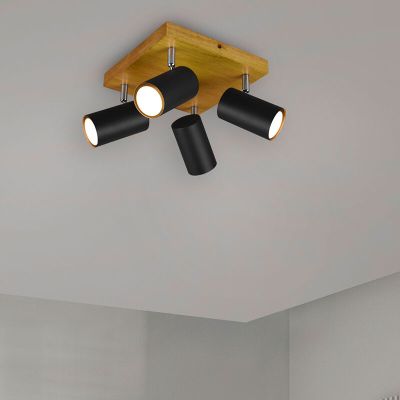 Black ceiling spotlight modern, Kaso