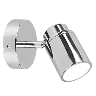 Chrome bathroom ceiling spotlight modern, Nelis, IP44