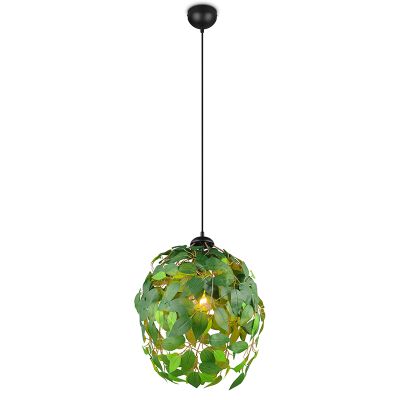 Green dining table hanging lamp design, Urwa