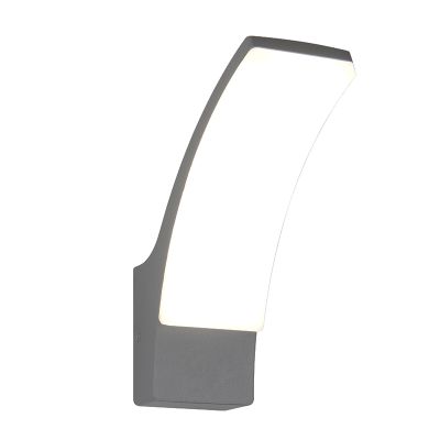 Anthracite outdoor light modern, Popke, 12,5W, 4000K LED, IP44