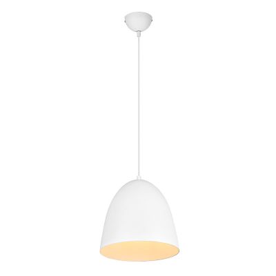 White dome pendant light modern, Ingmar
