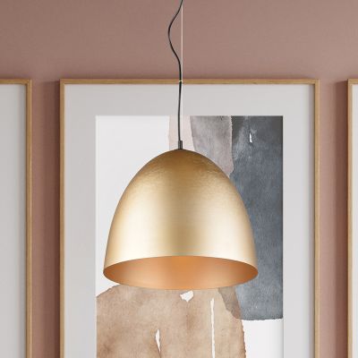 Brass dome pendant light modern, Ingmar