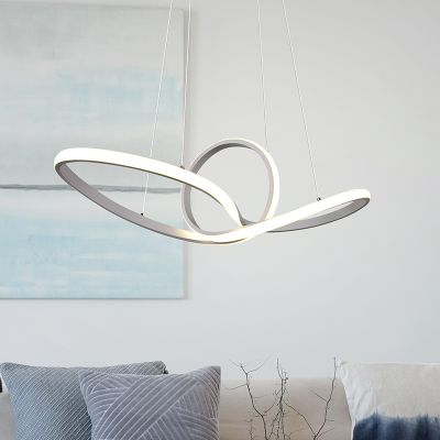 White pendant light modern, Jonny, 28W, 4000K LED