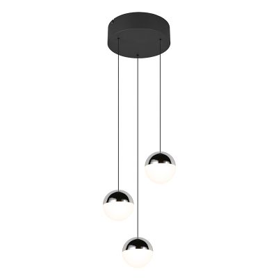 Chrome pendant light modern, Rigtje