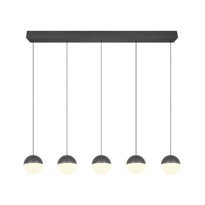 Anthracite pendant light modern, Rigtje