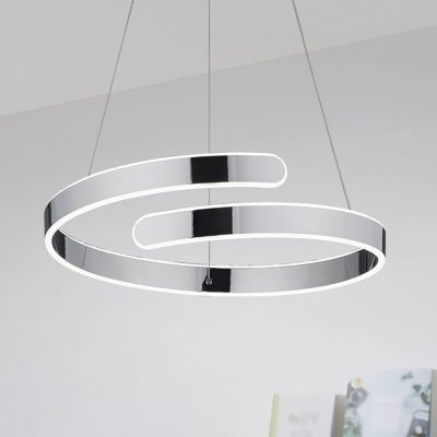 Chrome pendant light design, Resy, 37W, 4000K LED, 3-step dimmable