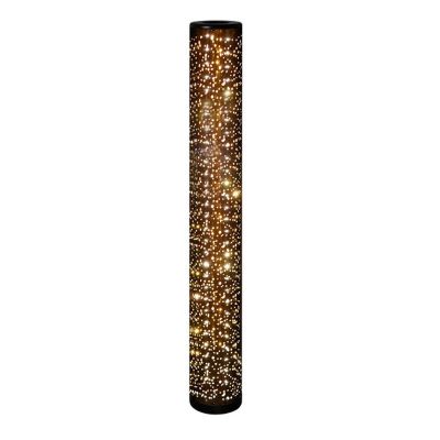 Black floor lamp modern, Ewan, 6W, 3000K LED, with switch