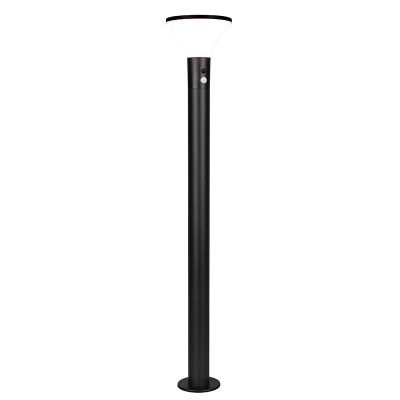 Black solar outdoor floor lamp modern, Nebahat, 3W, 4000K LED, IP44