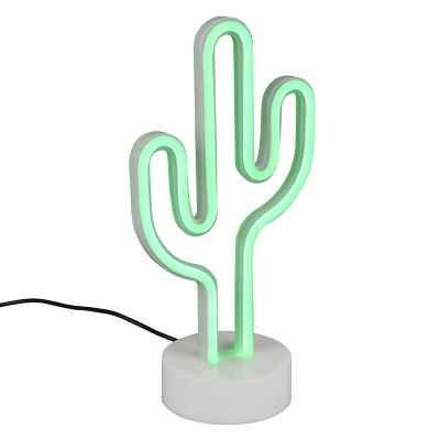 Green kid's table lamp plastic, Setian, 1W, 3000K LED