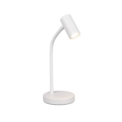White table lamp modern, Suradj, with switch