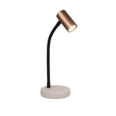 Brown table lamp modern, Suradj, with switch