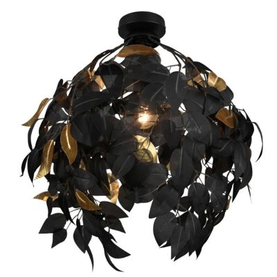Black ceiling light retro, Urwa