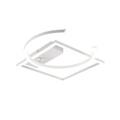 White flush ceiling light modern, Emine, 23,5W, 4000K LED