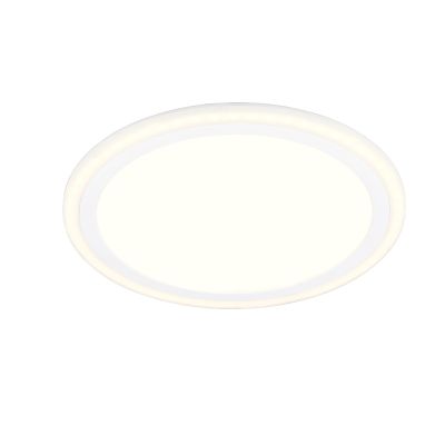 White flush ceiling light modern, Omaima, 11W, 3000K LED