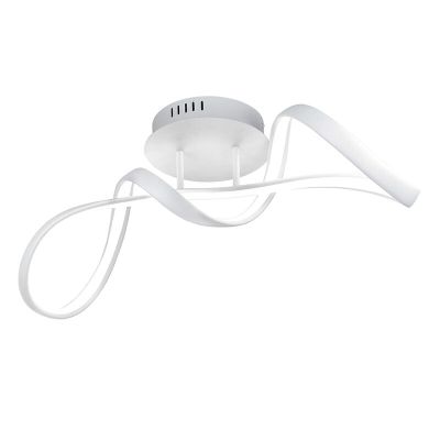 White ceiling light design, Renso, 28W, 4000K LED, 3-step dimmable